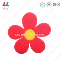 Alluring flower helpful bath sponge