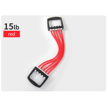 Training Resistance Cable Rope 5 Tube Yoga Soft Chest Expander Resistance Band Exercises