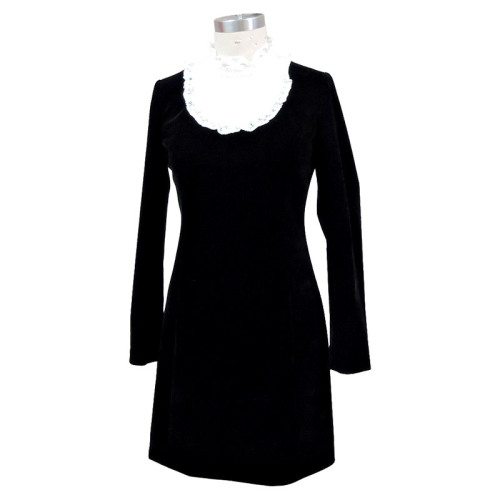 Grandeur Slim Cut Black Fashion Dress