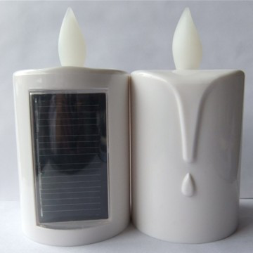 poly Epoxy solar panel Bright flickering LED light candle color changing effect