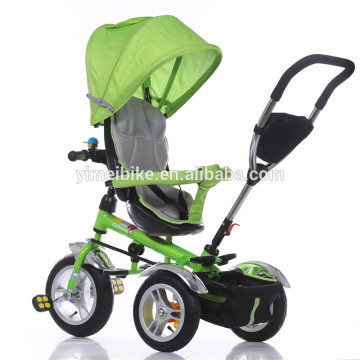 change seats kid tricycle with wagon/metal baby tricycle/children tricycle for sale