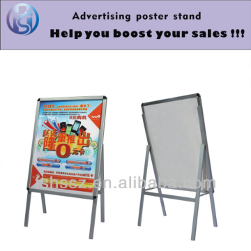 portable wind proof aluminum poster sign board