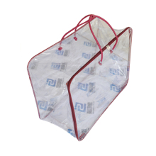 customzied pvc blanket steel wire rim bag bed sheet bag,PVC packing bag