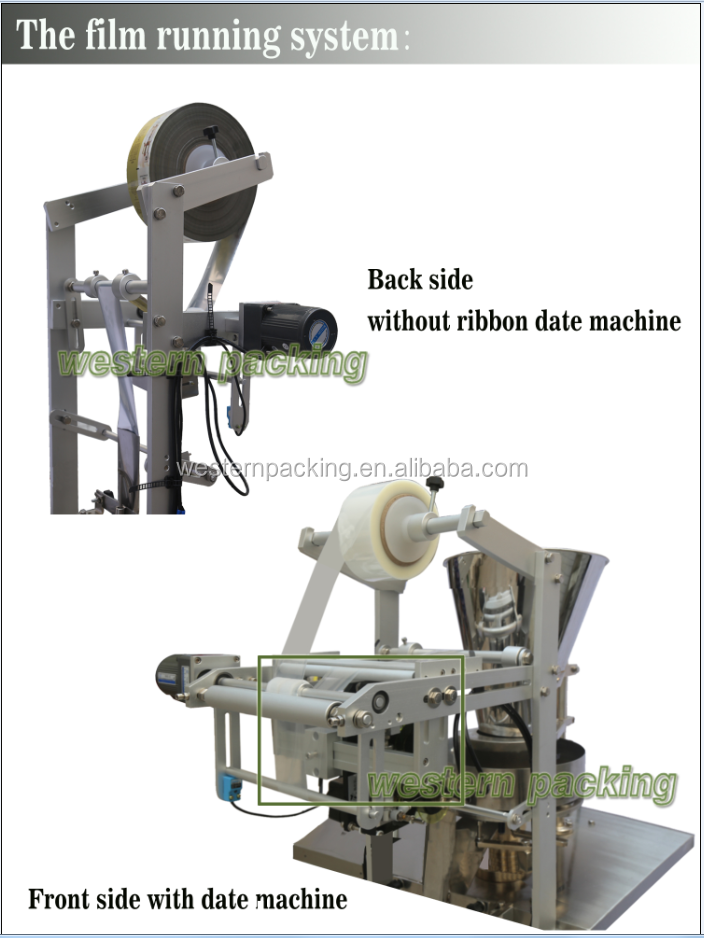 Single line portable salt sachet packing machine