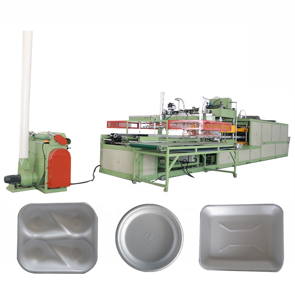 PS foam thermocol water absorption tray / plate /dish making machine