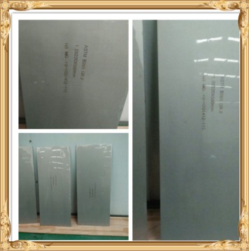 Titanium cutted sheets Gr2