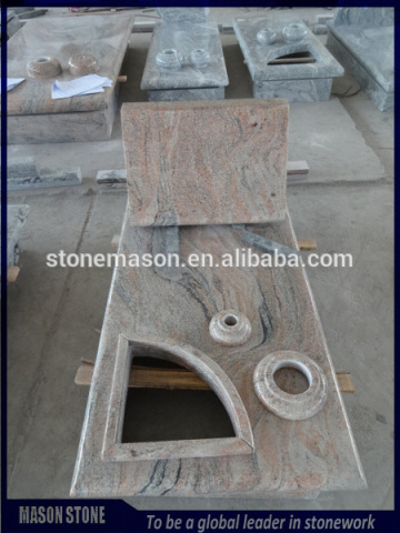 Granite funeral tombstones for grave