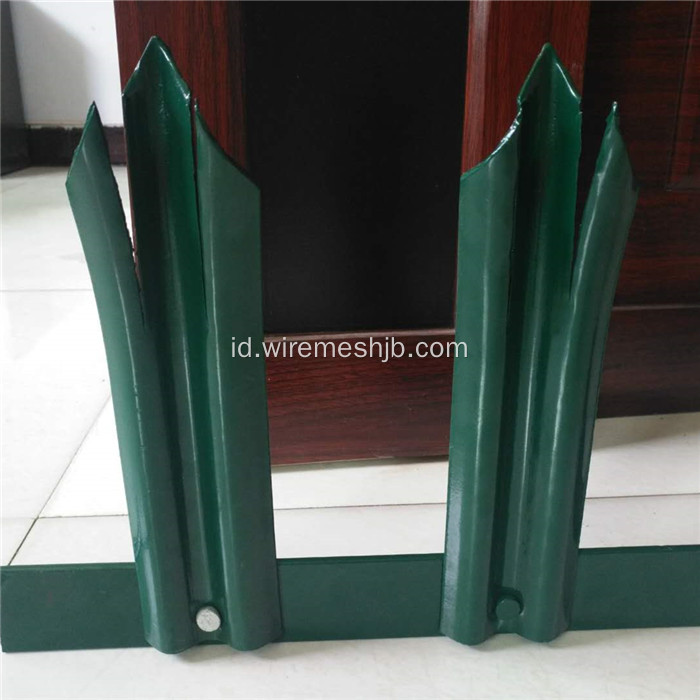 Triple Pointed Powder Coated Palisade Fencing