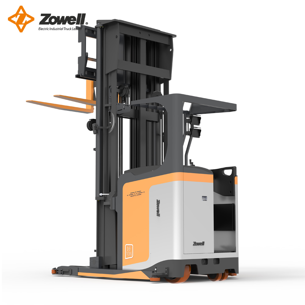 1200kg Electric VNA 3-way Forklift Truck Fast Delivery