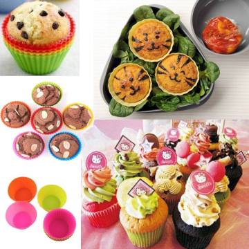 Silicone cupcake mold