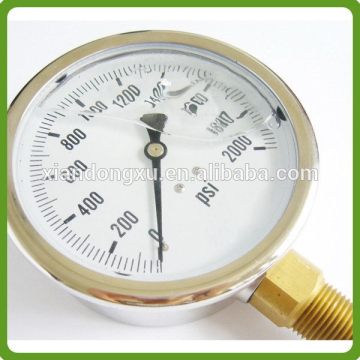 New style hot sell tell tale pressure gauge