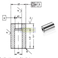 Buton de matriță cu cap, conform DIN 9845 Fabricare