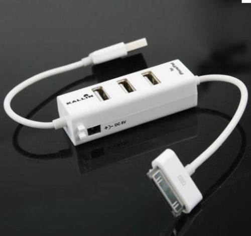 3 Ports USB2.0 Hub for iPhone iPad iPod Charger