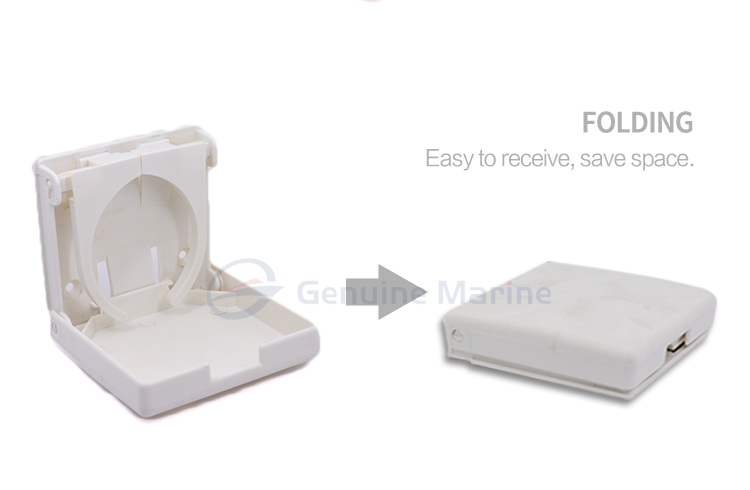 Genuine Marine Yacht Car RV Plastic Folding Adjustable Boat Cup Holder