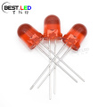 Ultra Bright 8mm Red LED Red Clear Lens