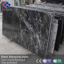 Black marquina marble slabs