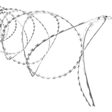 Lame de rasoir en fil de fer barbelé galvanisé à chaud