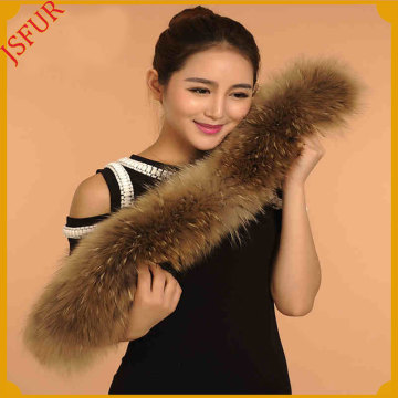 Wholesale Collar For Jacket Winter Detachable Raccoon Fur Collar