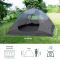 Outerlead 4 Person Gray Lightweight Backpacking Camping Tent