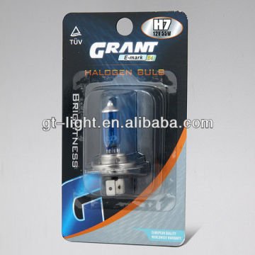 Auto halogen lamp H7 12V 55W super white auto halogen lamp