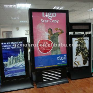 Aluminum frame scrolling standing signage