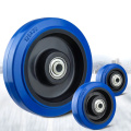 High quality elastic rubber with PP core casters