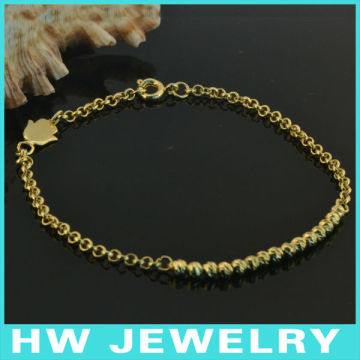 2013 gold plated silver bracelets, 40500 silver beads bracelets