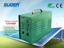 Suoer Solar Power System 4AH Solar 12V Power Supply Portable Solar Power Generator with CE&RoHS
