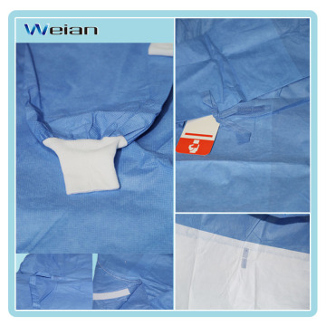 Disosable standard surgical gown