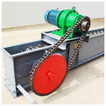 2021 coal conveyor fuel feeder Chain scraper machine manufacturer enclosed Scraper conveyor chain conveyor