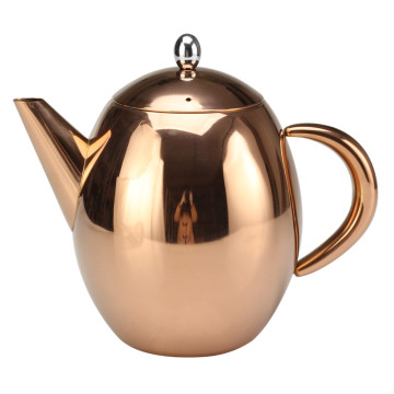 Cooper Painting Tea Pot With Infuser