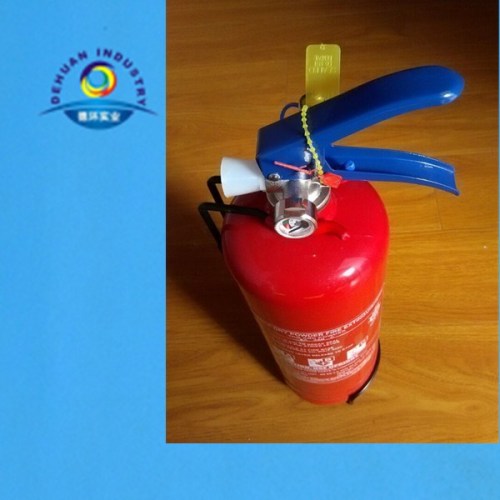 1kg Dry Powder Fire Extinguisher Silver Brass with Blue Color