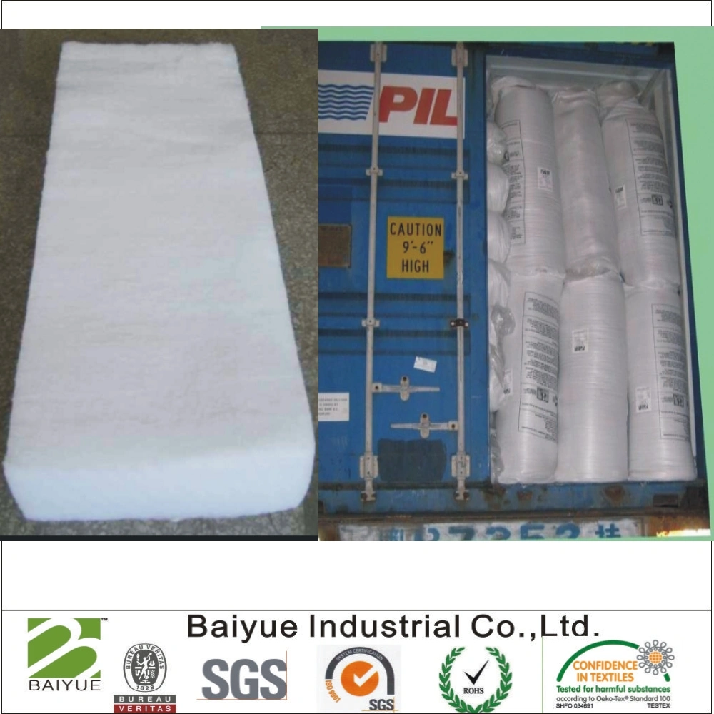 Eco-Friendly Fireproof 100% Polyester Insulation Batts/Roof Ceiling Floor Batts