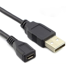 USB A to Micro USB B Female Cable