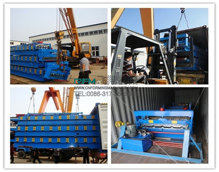 Hot sale glazed tiles roofing machine in thailand