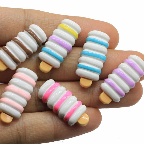 Colorful Simulation Popsicle Resin Pendant for Key Chain Earring Necklace Decoration Accessories