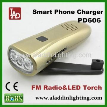 Wind Up Fm Radio Led Flashlight?