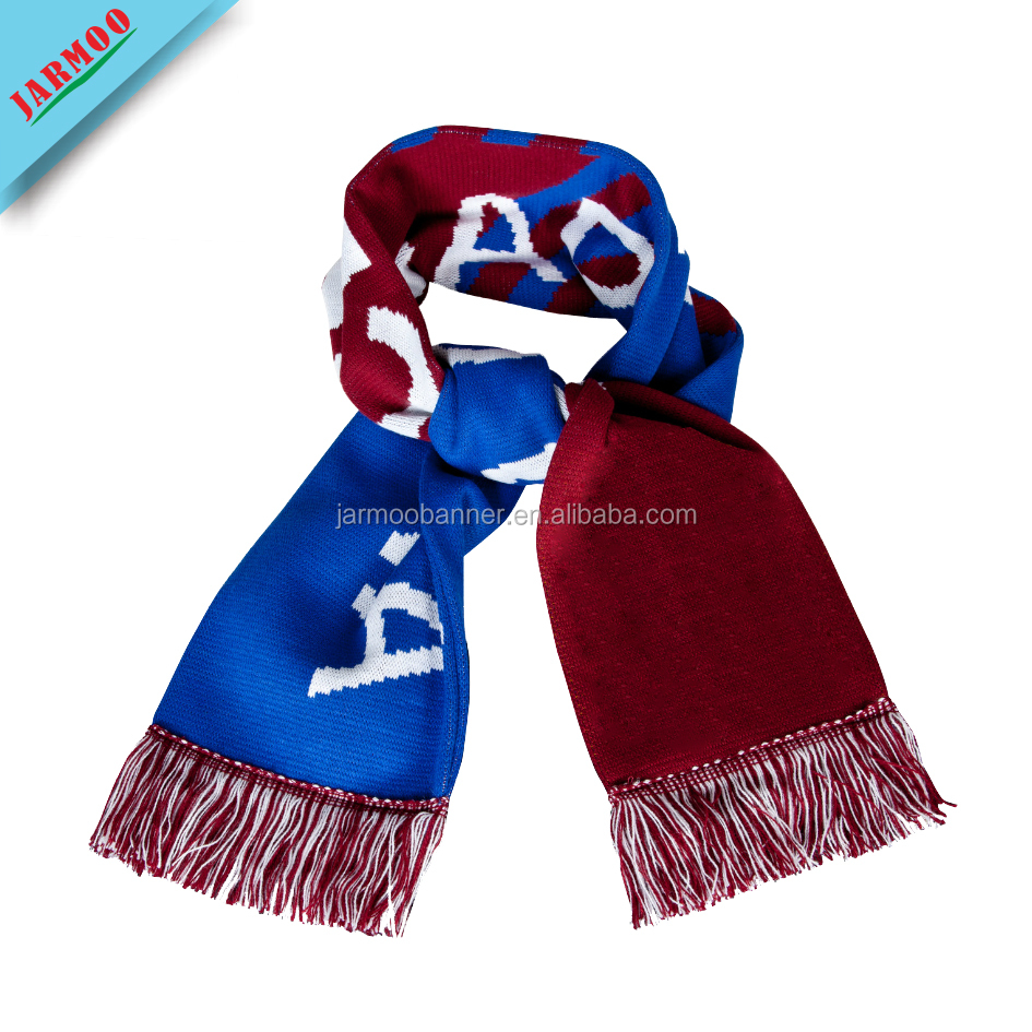 Wholesale Publicize High Quality Promotion Football Scarf