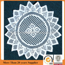 White Round Lace Placemat