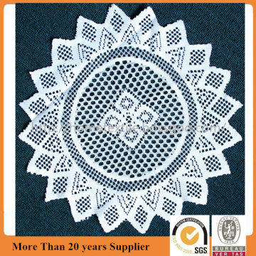 White Round Lace Placemat