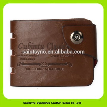 16315 Leather money clip wallets for men custom leather money clip