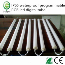 IP65 waterproof programmable RGB led digital tube