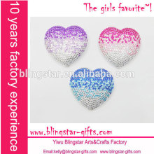 bling rhinestone jeweled mirror heart mirror