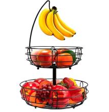 2 tier multifunctional and detachable fruit basket