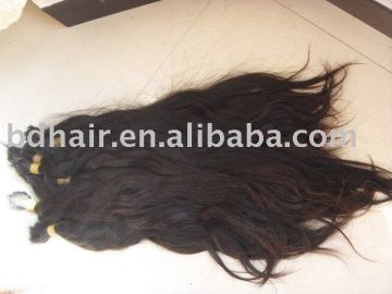 raw remy human hair/ raw natural bulk human hair/100% human hair