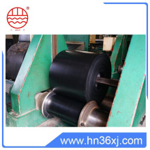 Black thick rubber material endless flat belts for mineral