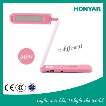 Lovely LED Portable Desk Light with White/Pink/Black Colors