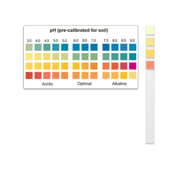soil ph test strips soil test kit ph3.5-9.0