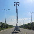 10m Telescopic Mast 6*400w LED Lighting Tower