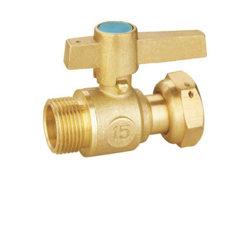 All brass copper high quality water oil gas brass ball valve with Sphenoid handle